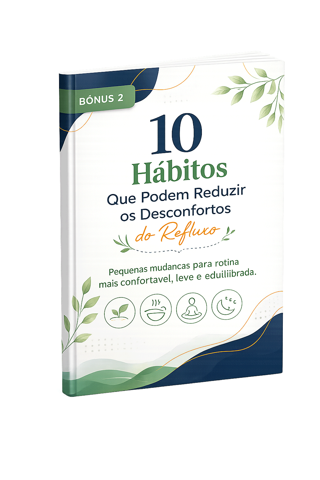 Mockup do bônus 10 Hábitos para uma rotina digestiva mais leve