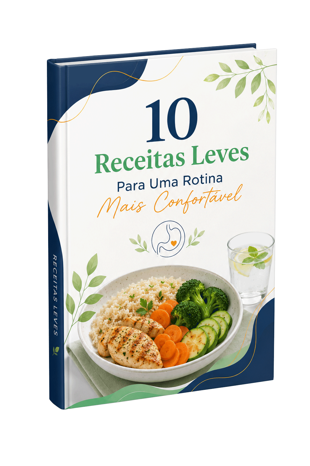 Mockup do bônus 10 Receitas Leves