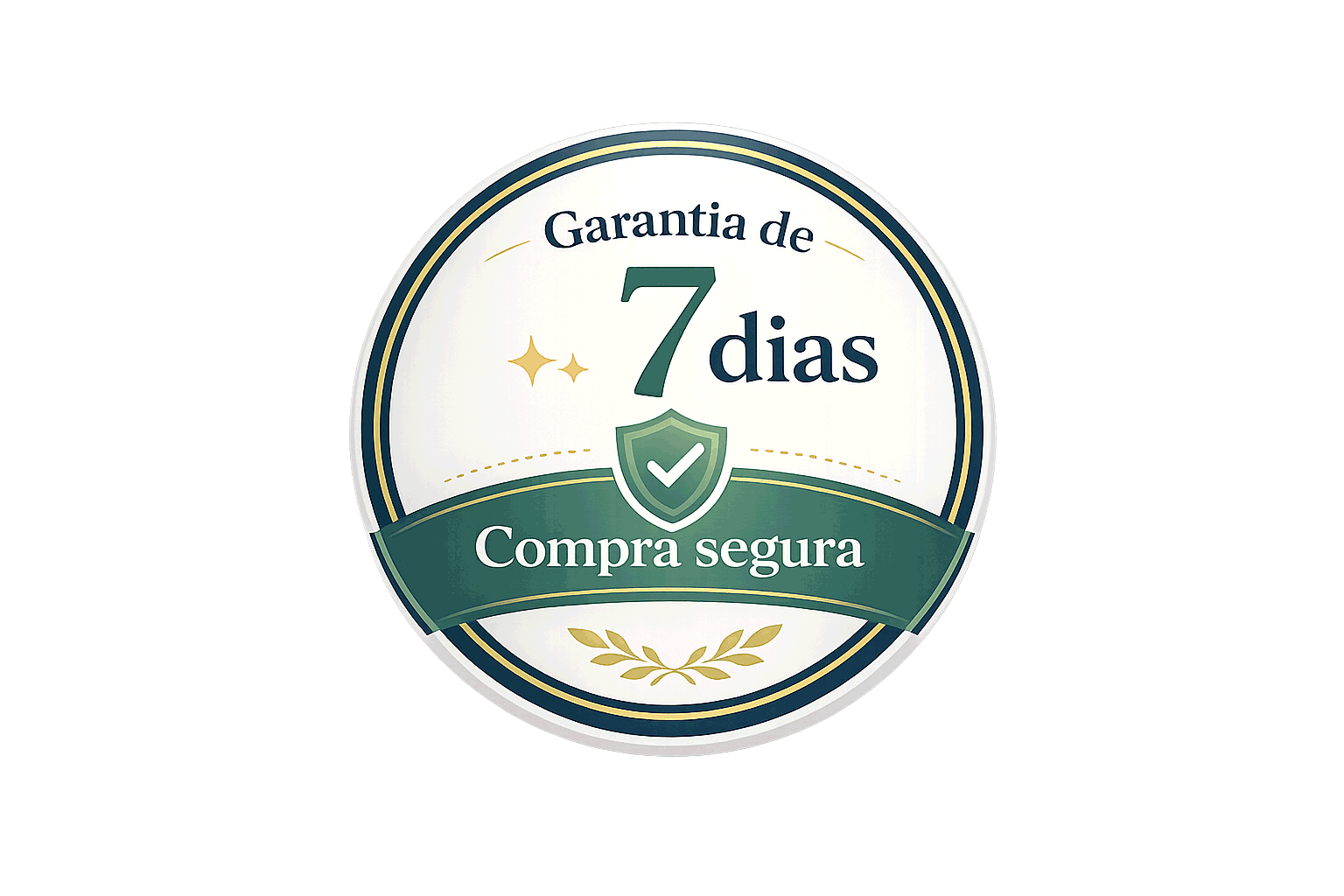 Selo de garantia de 7 dias